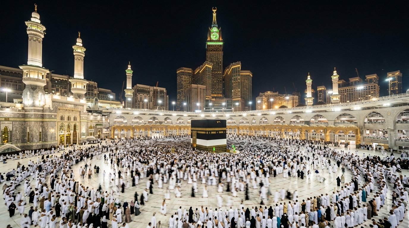 خانہ کعبہ شریف — مطاف و حرم مکی